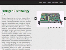Tablet Screenshot of hexagontechinc.com